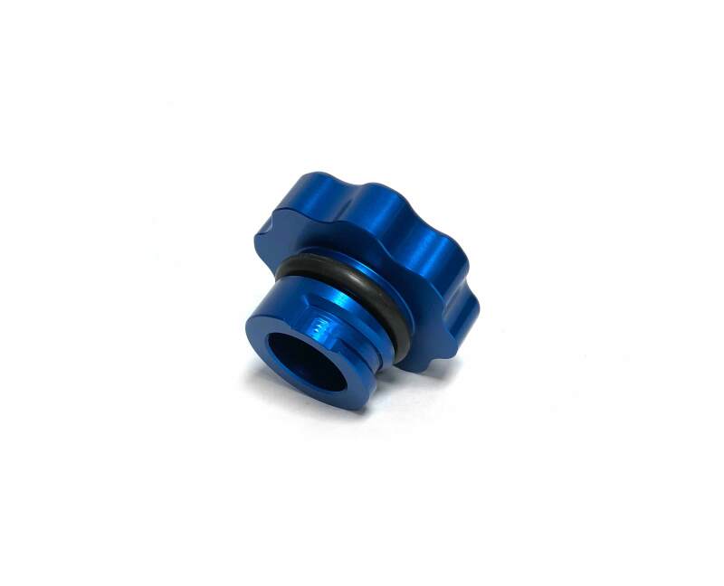Fleece Performance Chevy Duramax Billet Aluminum Oil Cap Cover - Blue (Part Number: FPE-DMAX-OC-BLU)