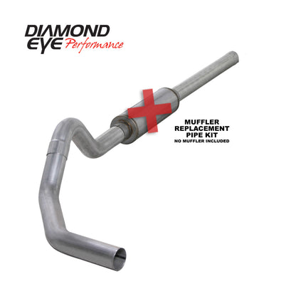 Diamond Eye Performance 4-inch Catback Exhaust System Kit for 2004.5-2007.5 Dodge Ram 2500/3500 with 5.9L Cummins Engine