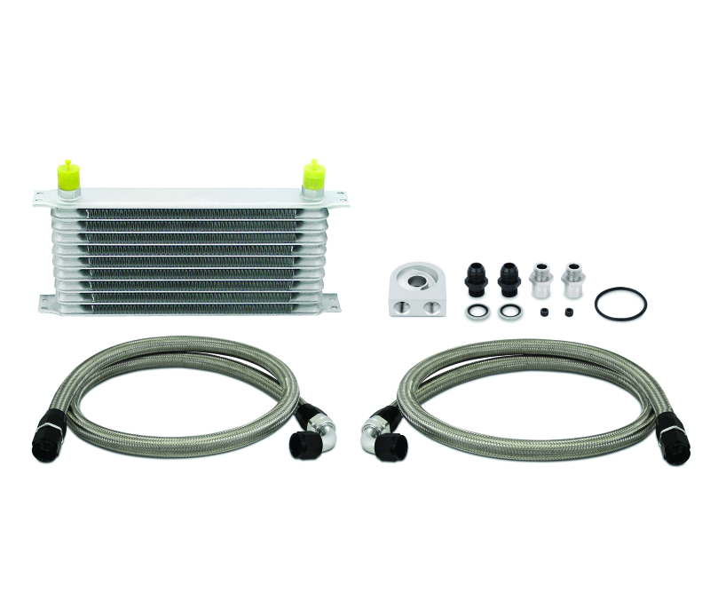 Mishimoto Universal 10-Row Oil Cooler Kit for High-Performance Engines