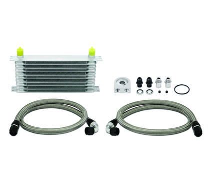 Mishimoto Universal 10-Row Oil Cooler Kit for High-Performance Engines