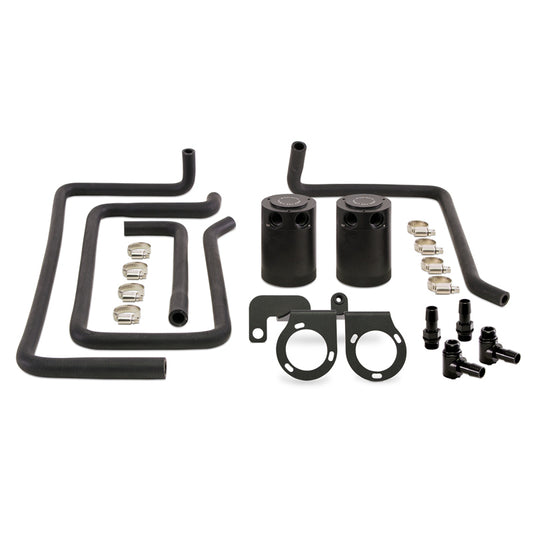 Mishimoto 09+ Nissan 370Z Baffled Oil Catch Can Kit – Black