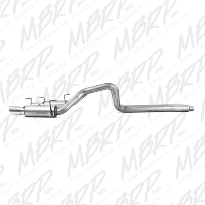 MBRP Armor Lite Series 05-09 Ford Mustang GT 4.6L Dual Split Rear Race Version Cat Back Exhaust System - Part # S7270AL