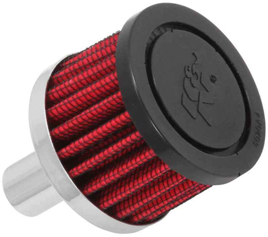 K&N Steel Base Crankcase Vent Filter .625in Vent OD x 2in OD x 1.5in Height