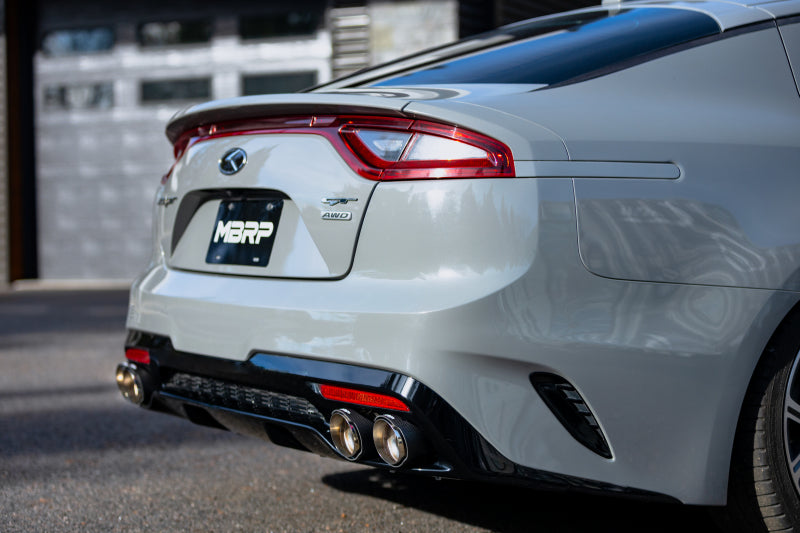 MBRP Carbon Fiber Exhaust Tip Bezel Kit for Kia Stinger 2018-2020 – Quad Design, No-Weld Installation