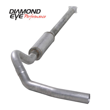 Diamond Eye Performance 4-inch Aluminum Catback Exhaust Kit for 2001-2005 Chevy/GMC 6.6L Duramax 2500/3500