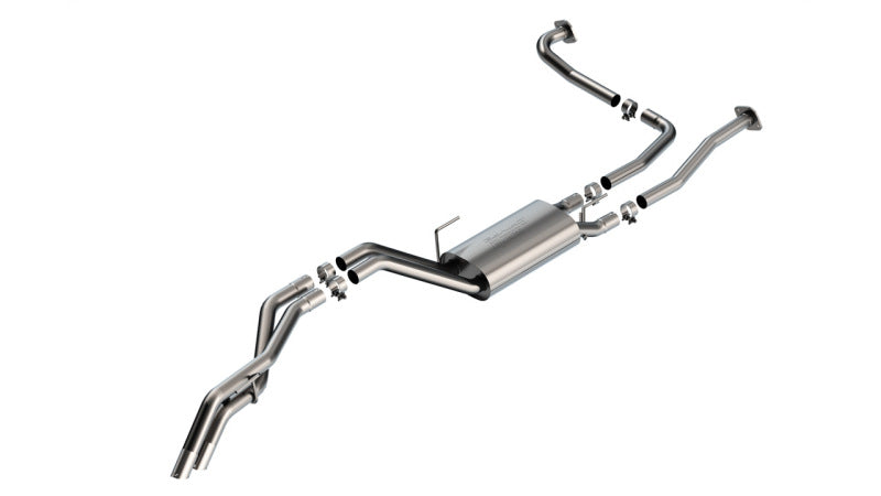 Borla 22-24 Nissan Frontier S-Type True Dual High Clearance Cat Back Exhaust System with Rock Crawler Design
