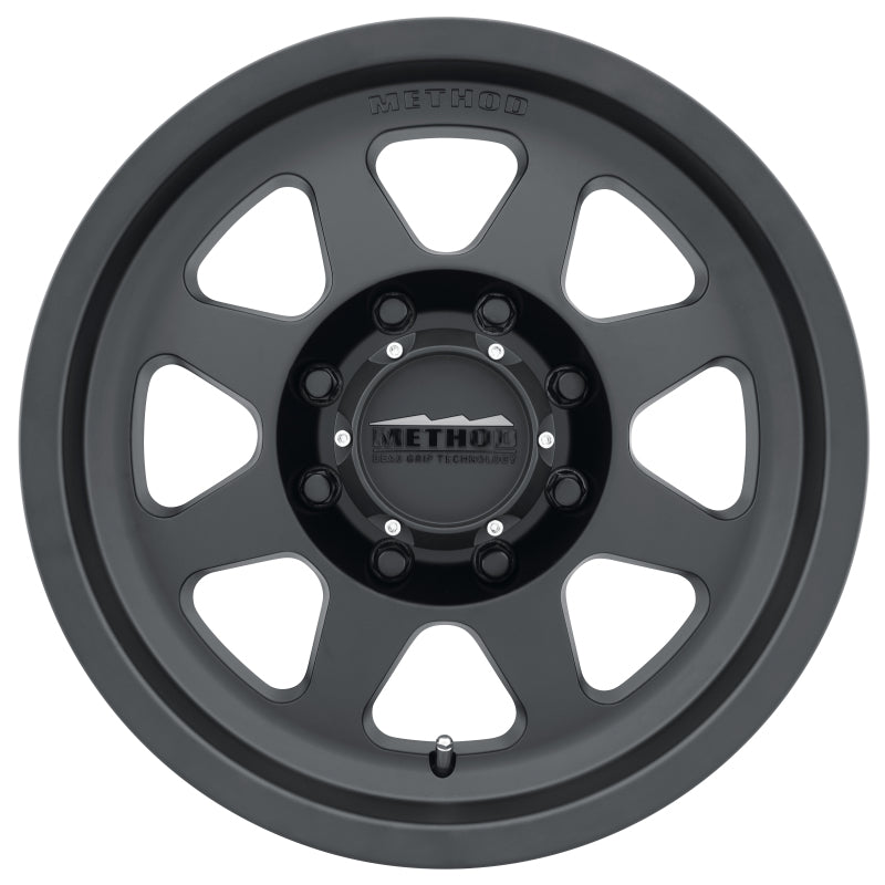 Method MR701 17x9 Black Bead Grip Wheel with -12mm Offset and 8x6.5 Bolt Pattern