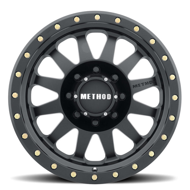 Method MR304 Double Standard 17x8.5 Black Wheel with 8x6.5 Bolt Pattern and 130.81mm Hub Bore