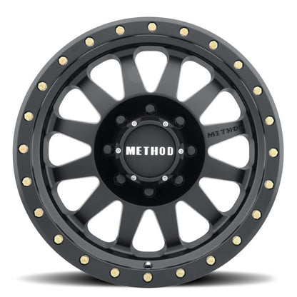 Method MR304 Double Standard 17x8.5 Black Wheel with 8x6.5 Bolt Pattern and 130.81mm Hub Bore