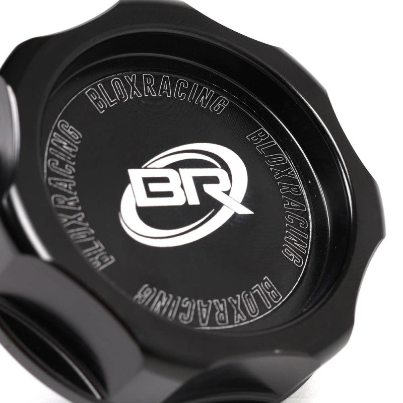 BLOX Racing Billet Honda Oil Cap - Black (Part Number: BXAC-00501-BK)