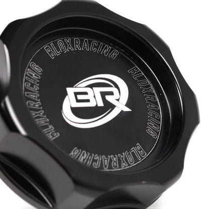 BLOX Racing Billet Honda Oil Cap - Black (Part Number: BXAC-00501-BK)