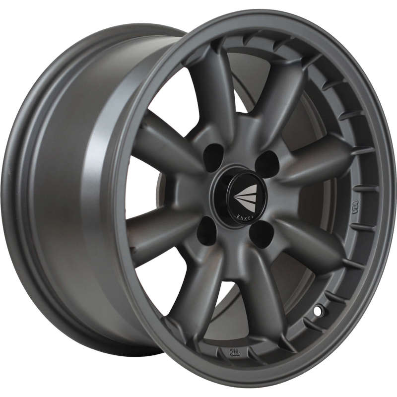 Enkei Compe 15x8 Inch Gunmetal Wheel with 25mm Offset and 4x100 Bolt Pattern