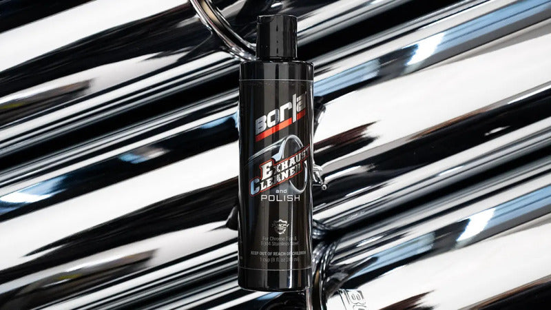 Borla Exhaust Cleaner & Polish - 8 oz. Bottle for Stainless Steel and Chrome Exhaust Tips