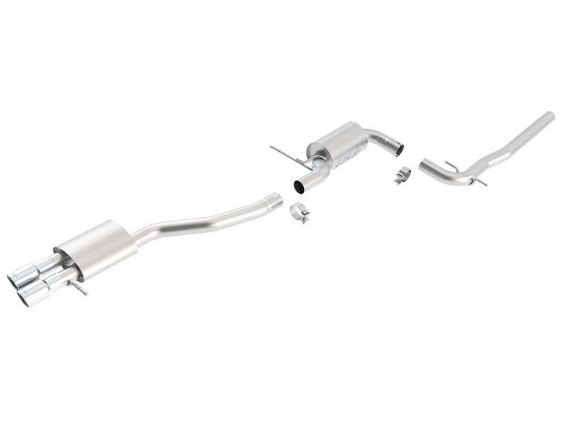 Borla S-Type Cat-Back Exhaust System for 2006-2010 Volkswagen Jetta 2.5L - Part #140397