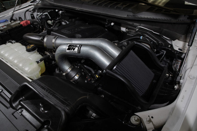 K&N Engineering 30-2617KC Performance Air Intake System for Ford F-150 (2015-2016) with 2.7L/3.5L V6 Engines