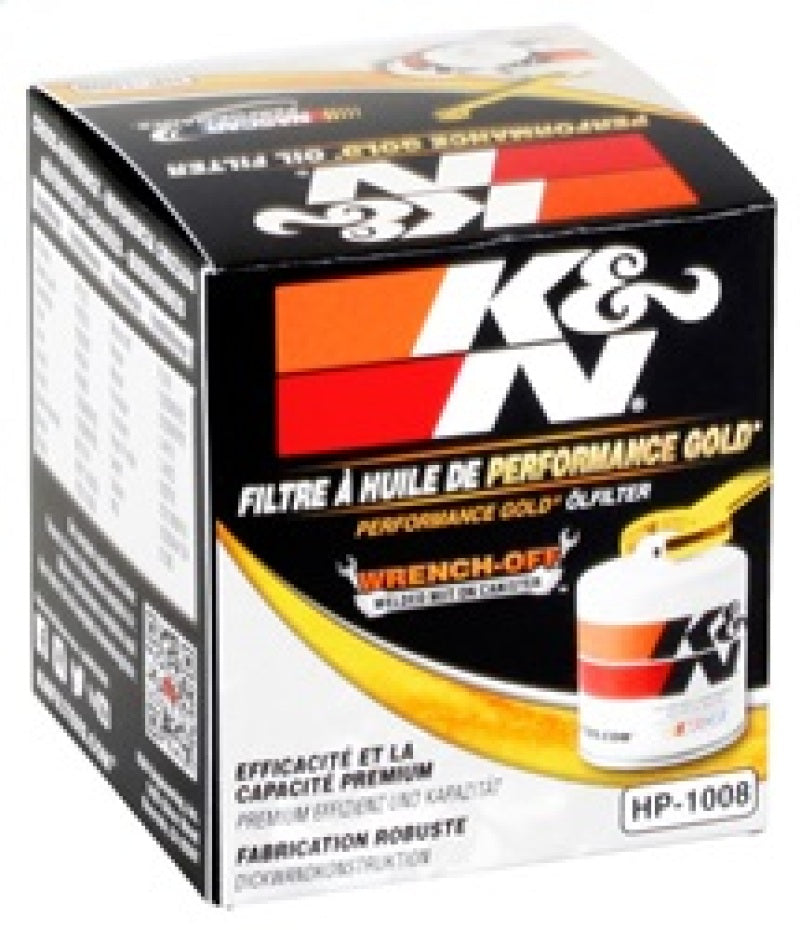 K&N Engineering Part HP-1008 Wrench-Off Oil Filter for Nissan Maxima & Smart Fortwo