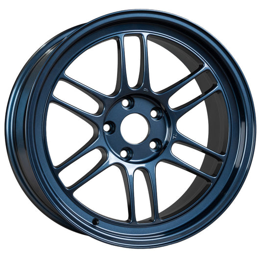 Enkei RPF1 18x9.5 Misty Blue Wheel with 5x114.3 Bolt Pattern and +38 Offset