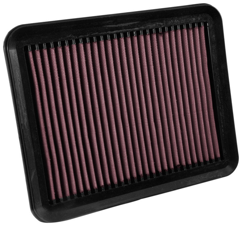 K&N Engineering 33-3062 High-Flow Drop-In Air Filter for Toyota Land Cruiser 2.8L L4 (2015-2017)