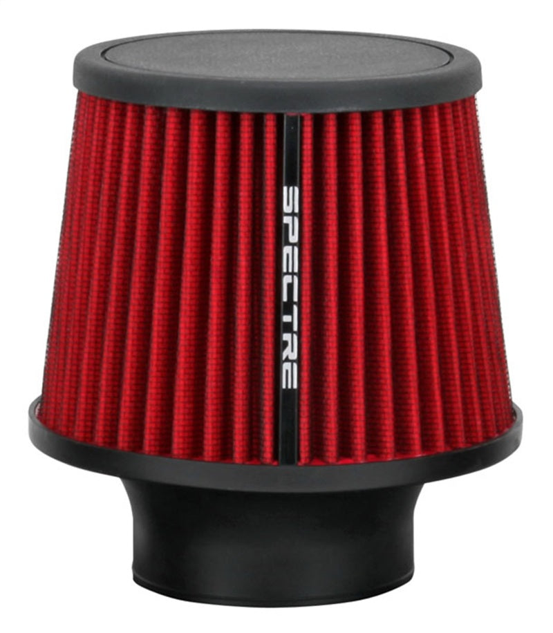 Spectre Conical Air Filter - Round Tapered 3 Inch Diameter with Red Washable Media