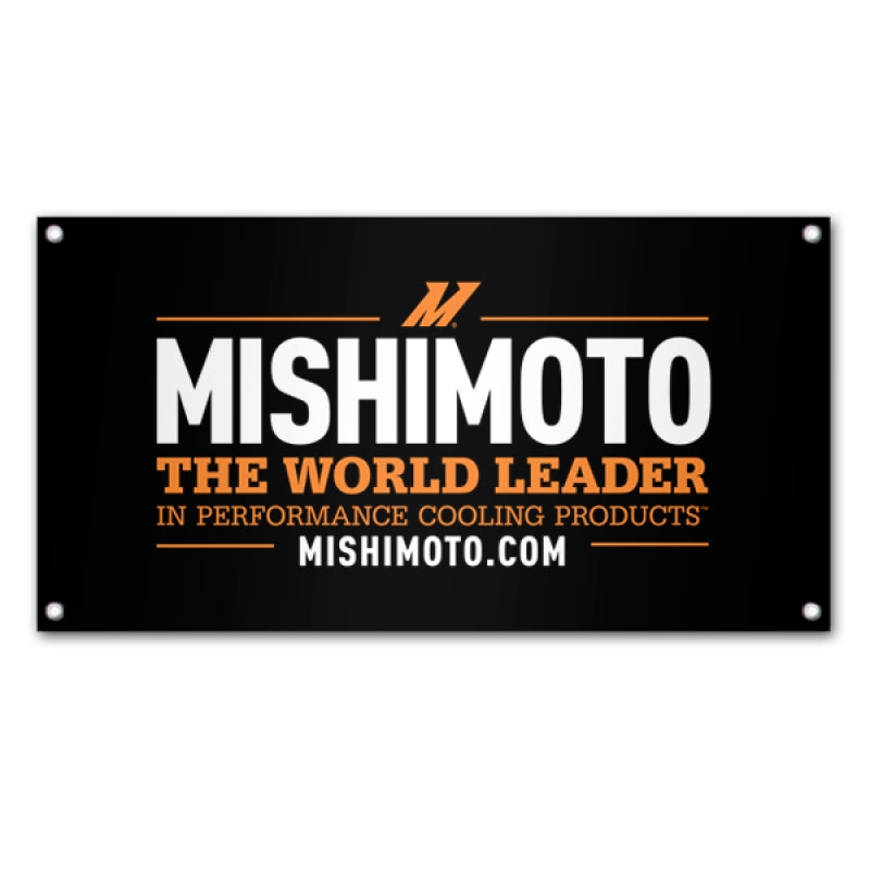 Mishimoto Promotional World Leader Banner - Medium Size for Automotive Enthusiasts
