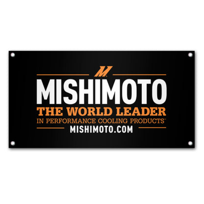 Mishimoto Promotional World Leader Banner - Medium Size for Automotive Enthusiasts
