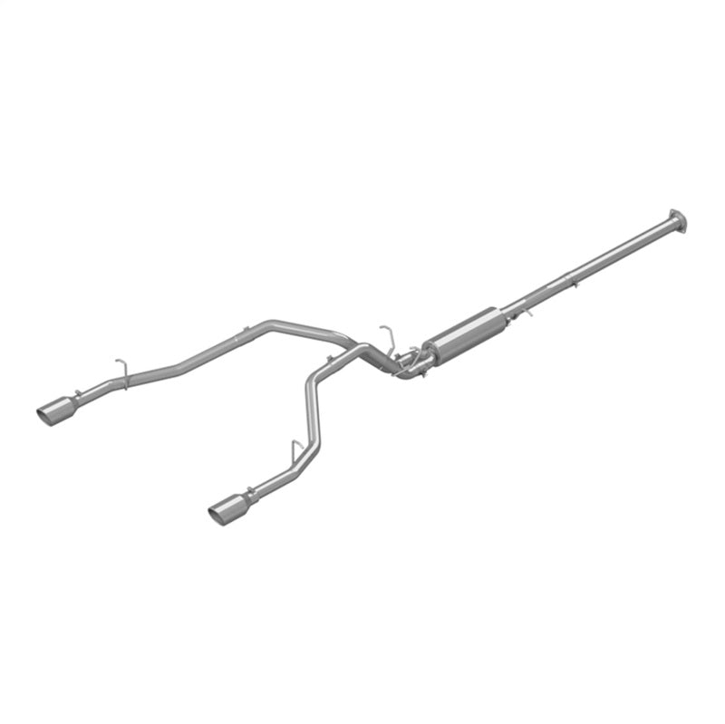 MBRP Armor Pro Series 2.5-inch Cat Back Dual Split Rear Exhaust System for 2018 Ram 1500 Crew Cab & Quad Cab