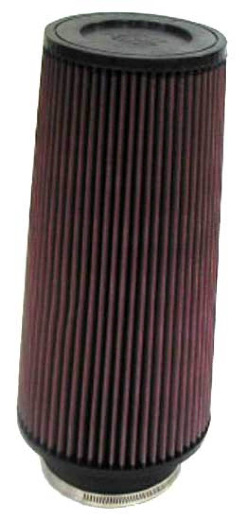 K&N Engineering Universal Rubber Air Filter – 4 Inch Flange, 6 Inch Outer Diameter, 4-5/8 Inch Outer Diameter Top, 12 Inch Height