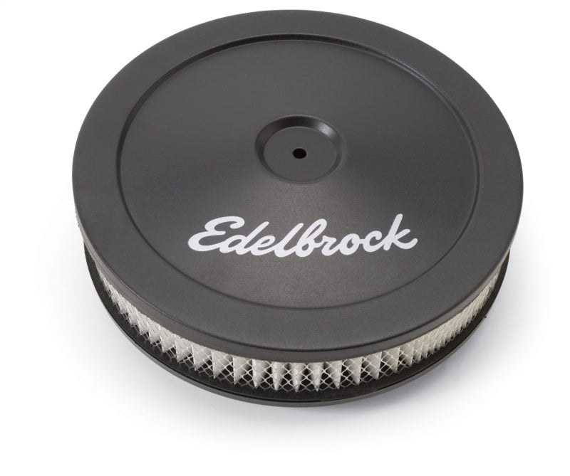 Edelbrock Pro-Flo Series Round Chrome Air Cleaner for 5-1/8 Inch Carburetors