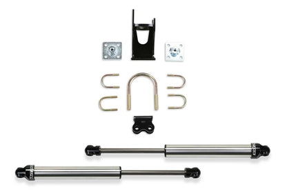 Fabtech FTS220512 Dual Dirt Logic 2.25 Stainless Steel Steering Stabilizer Kit for 2010-2011 Ford F-250 Super Duty