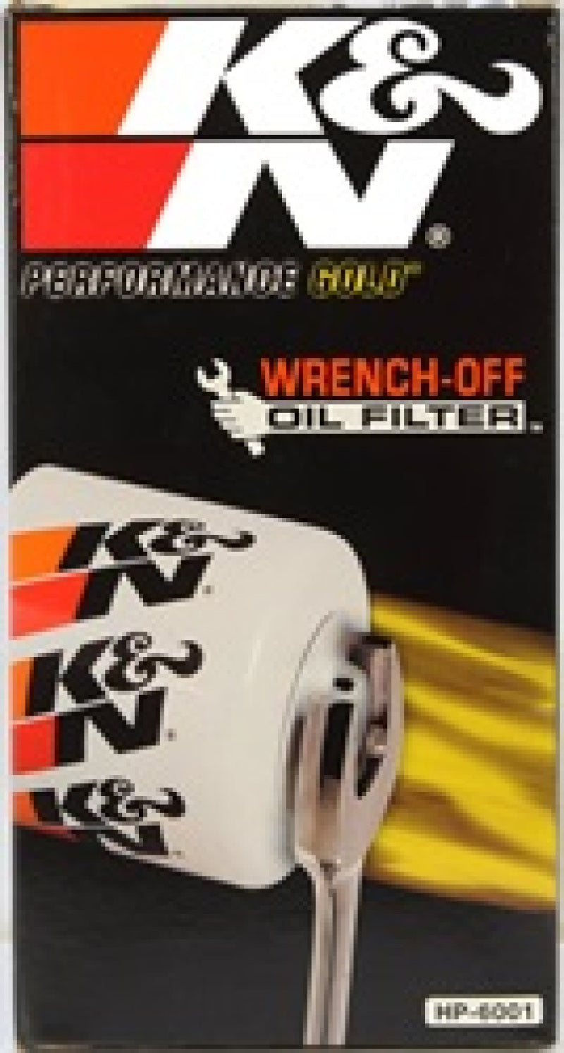 K&N HP-6001 Premium Oil Filter for Ford F-250 and F-350 Diesel Trucks