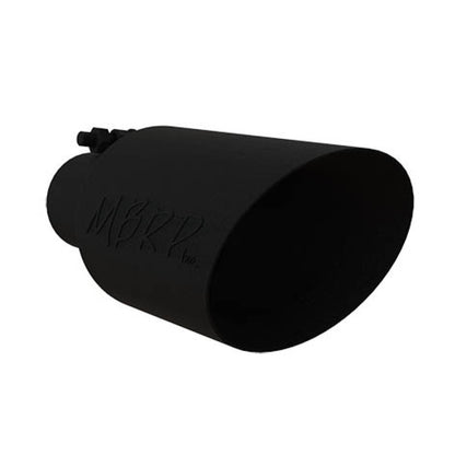 MBRP T5161BLK Universal Dual Wall Black Exhaust Tip - 4.5 Inch Outlet, 2.5 Inch Inlet, 11 Inch Length