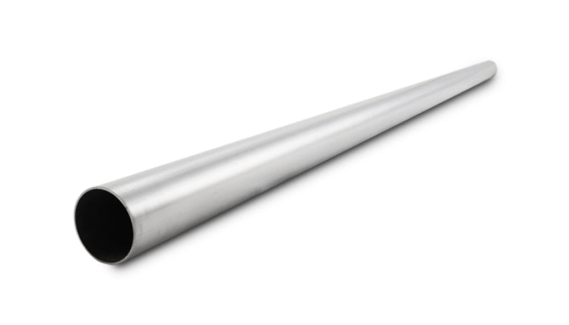 Vibrant 3.5 Inch OD T304 Stainless Steel Straight Tubing - 5 Foot Length
