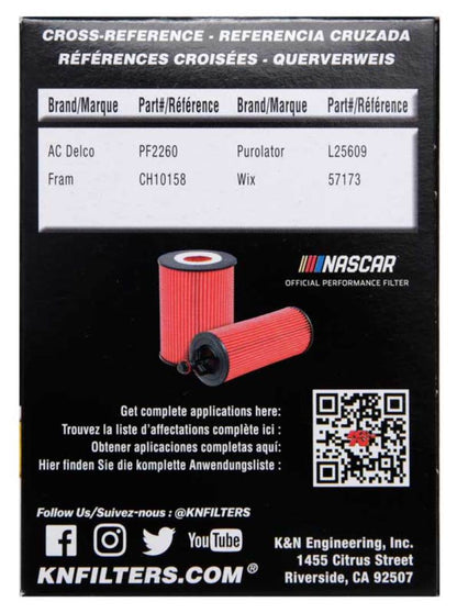 K&N Engineering HP-7023 Performance Oil Filter for Toyota and Lexus Vehicles