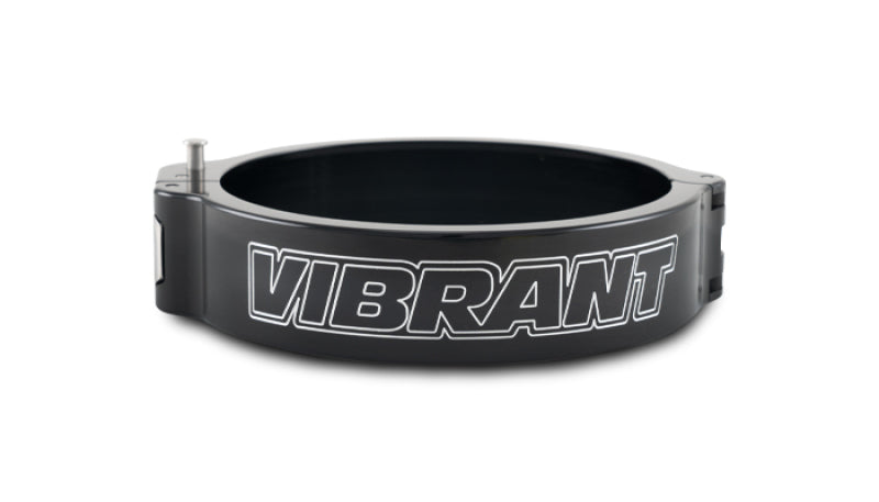 Vibrant 4-inch OD Aluminum HD Clamp - Anodized Black, Part #32538