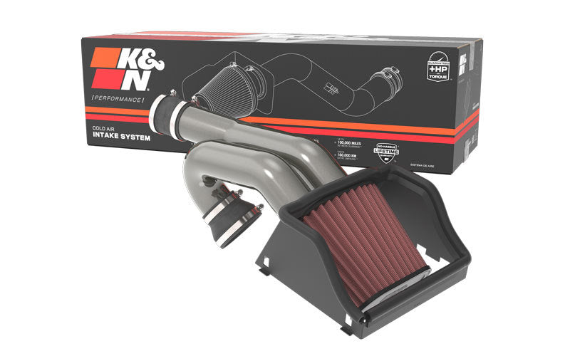 K&N 2015-2022 Ford F-150 3.5L V6 Performance Cold Air Intake System - Part 77-2617KC