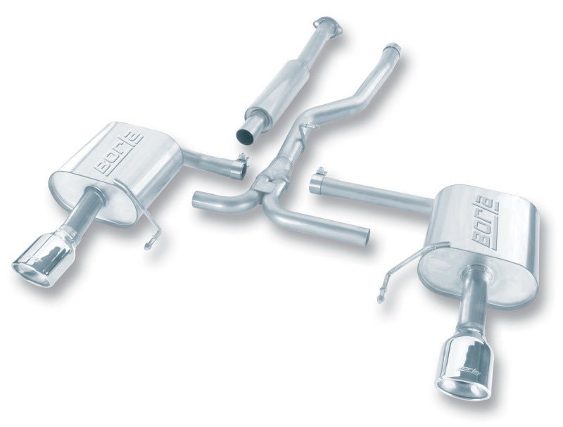Borla 140123 Dual Cat-Back Exhaust System for 2005-2009 Subaru Legacy GT 2.5L Turbo