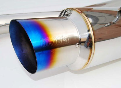 Invidia 02-07 Subaru WRX/STi 76mm N1 Racing Titanium Tip Cat-Back Exhaust
