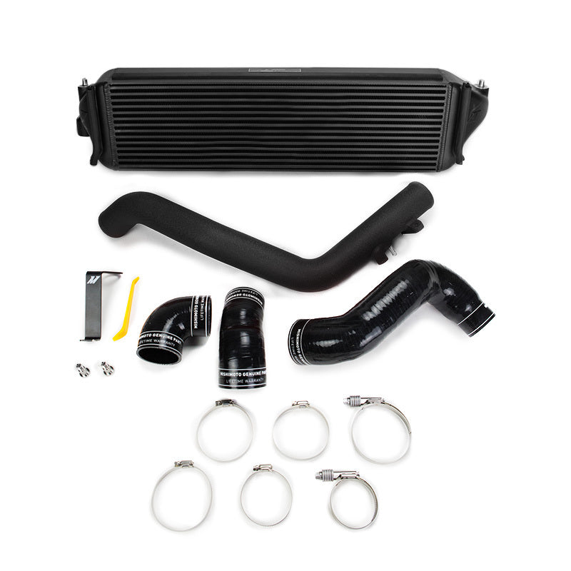 Mishimoto 2017-2021 Honda Civic Type R Intercooler Kit - Black Intercooler and Pipes