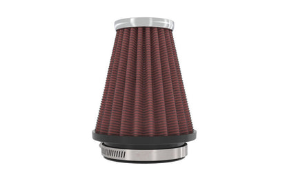K&N Engineering RC-1250 Universal Chrome Air Filter – 2.25 Inch Flange, 3.5 Inch Base, 2 Inch Top, 4 Inch Height