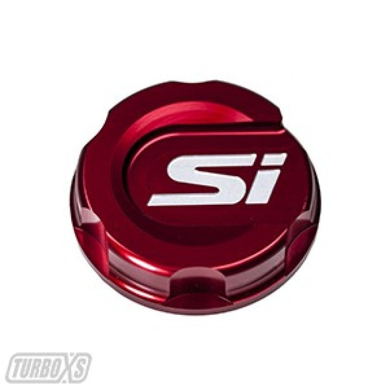Turbo XS Red Oil Cap for 2017-2019 Honda Civic SI and Sport Models