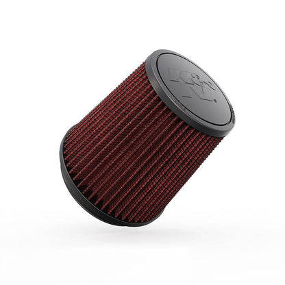 K&N Engineering Universal Rubber Round Tapered Air Filter – 4.5 inch Flange, 5.875 inch Base, 4.5 inch Top, 6 inch Height