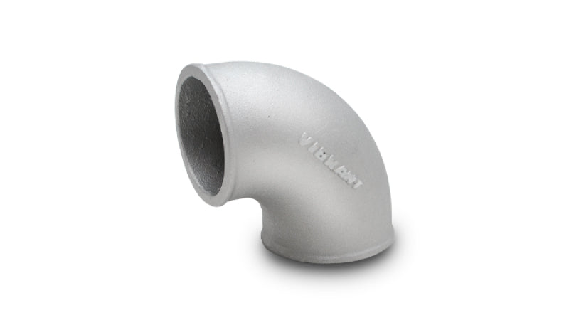 Vibrant 2-inch O.D. Cast Aluminum 90-Degree Tight Radius Elbow - Part Number 2872