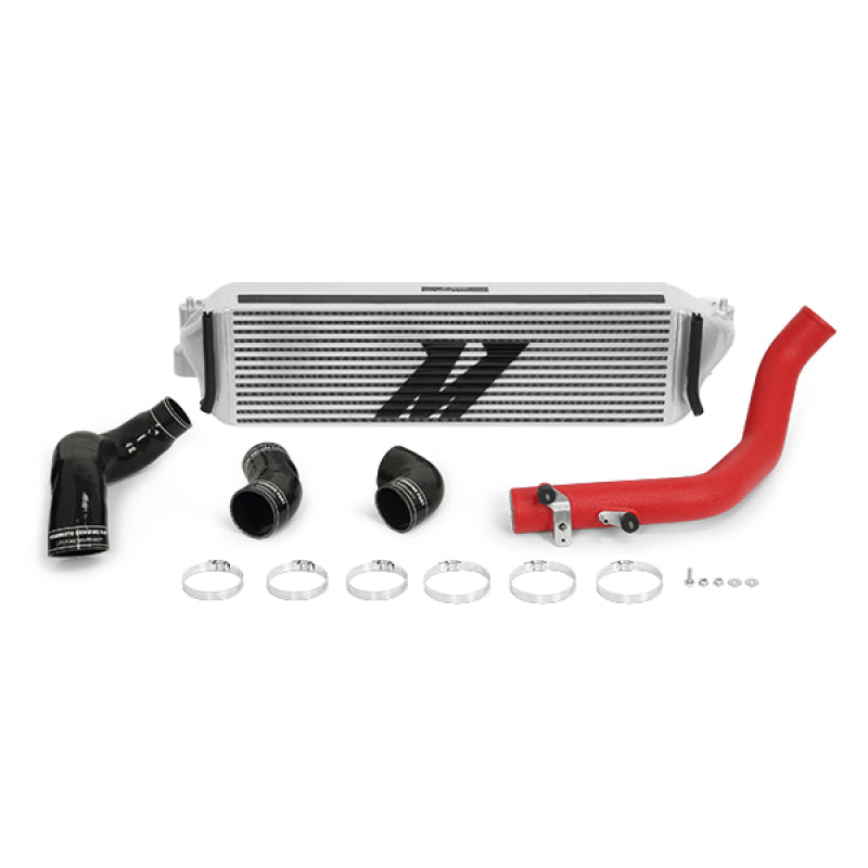Mishimoto 2017-2021 Honda Civic Type R Intercooler Kit - Silver Intercooler with Red Piping