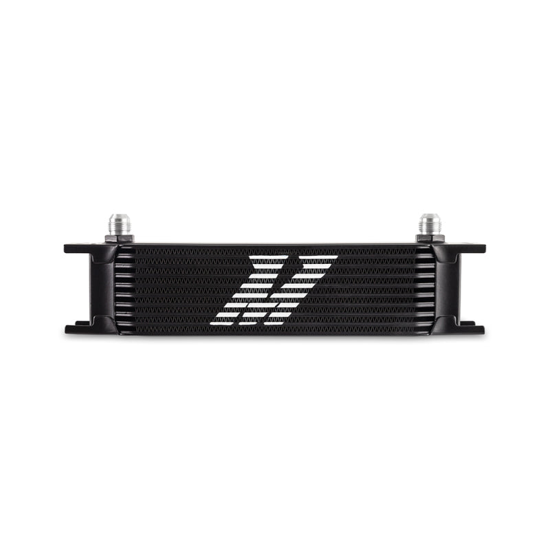 Mishimoto Universal -8AN 10 Row Oil Cooler - Black for Engine and Transmission Temperature Control