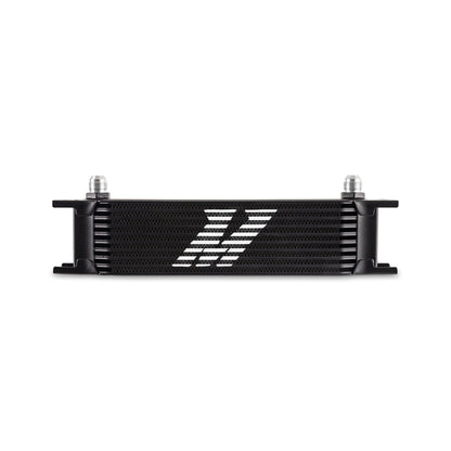 Mishimoto Universal -8AN 10 Row Oil Cooler - Black for Engine and Transmission Temperature Control