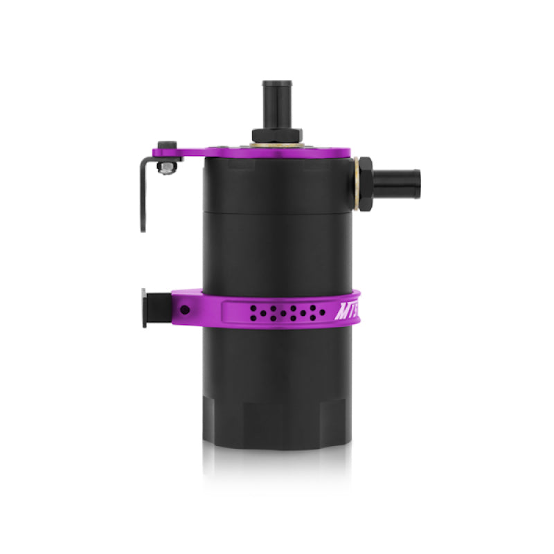 Mishimoto Universal Baffled Oil Catch Can - Purple, Part Number MMBCC-UNI-PR