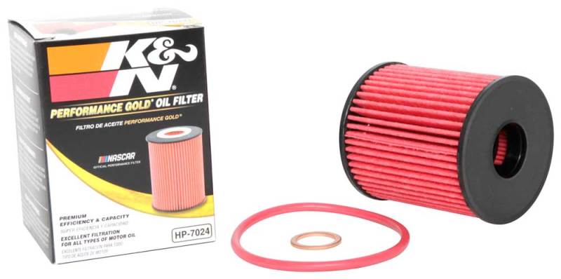 K&N Engineering HP-7024 Performance Oil Filter for 2007-2015 Mini Cooper L4 1.6L