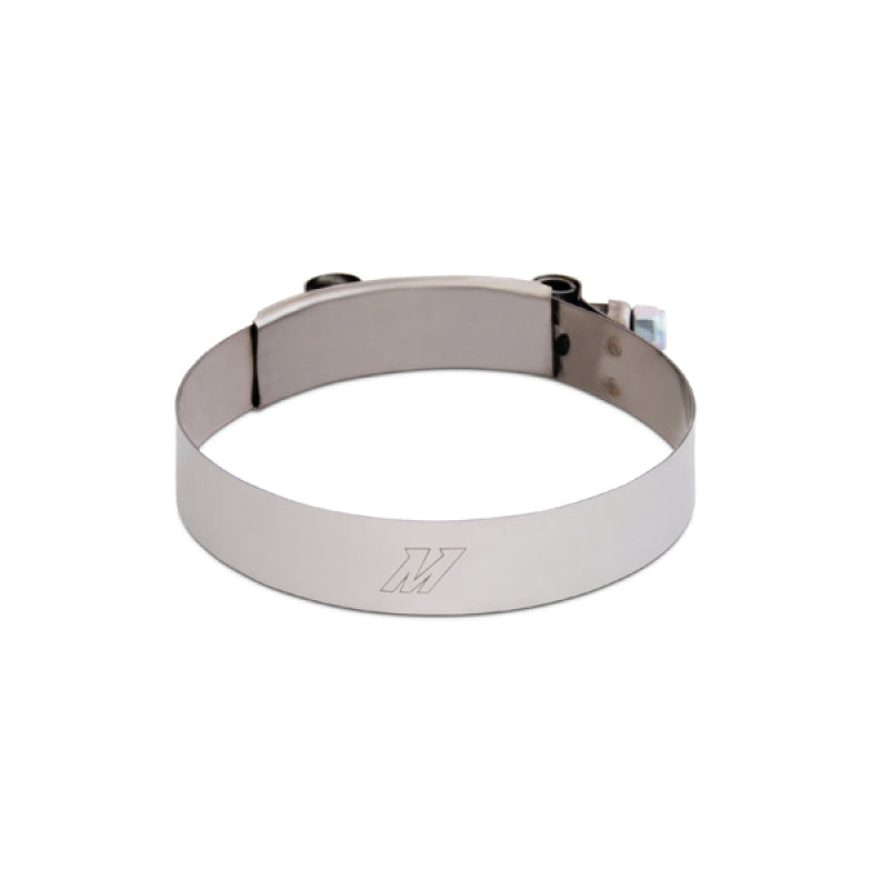 Mishimoto 4 Inch Stainless Steel T-Bolt Clamp – Heavy-Duty Hose Clamp for Automotive Applications