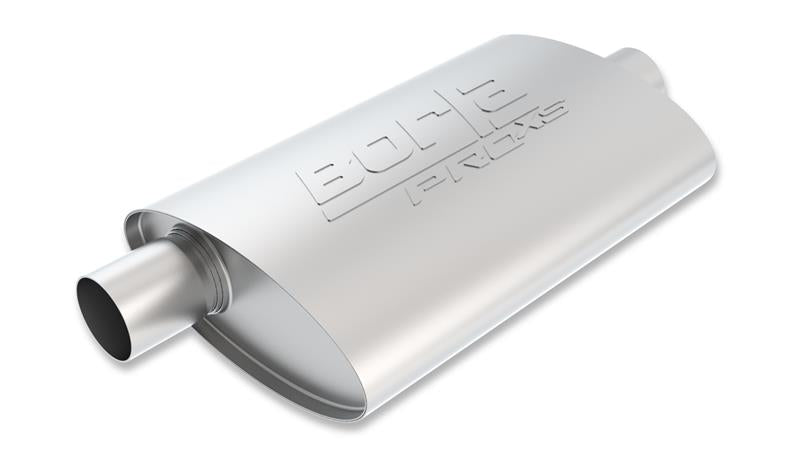 Borla ProXS Universal Muffler 2.25-inch Inlet/Outlet Oval Center/Offset 14x4x9.5 inches