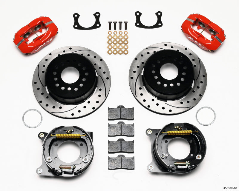 Wilwood Forged Dynalite P/S Park Brake Kit for 2.75-Inch BOP Axle with 2.75-Inch Offset | Part No. 140-13511-DR